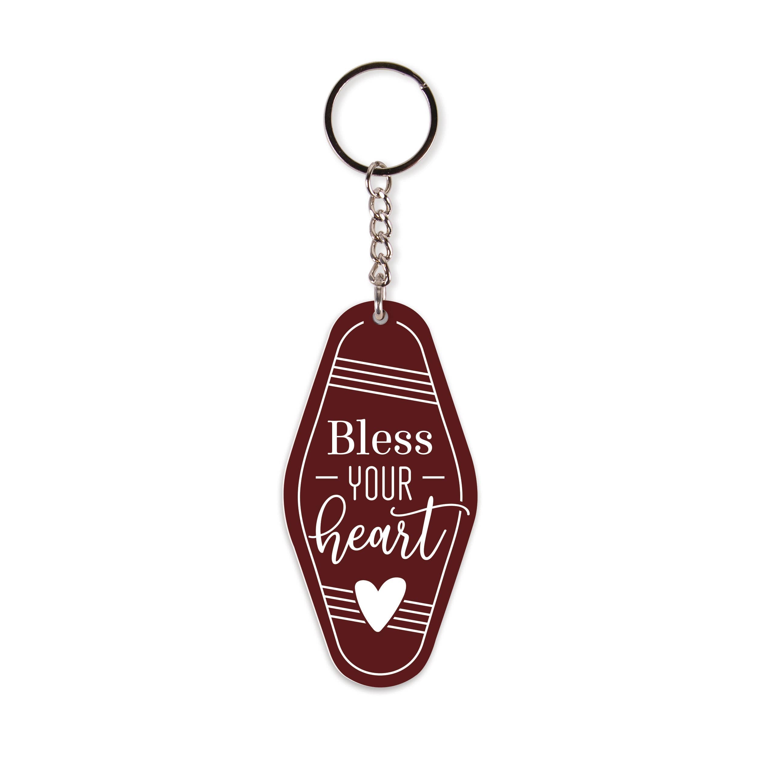 Bless Your Heart Vintage Engraved Key Chain